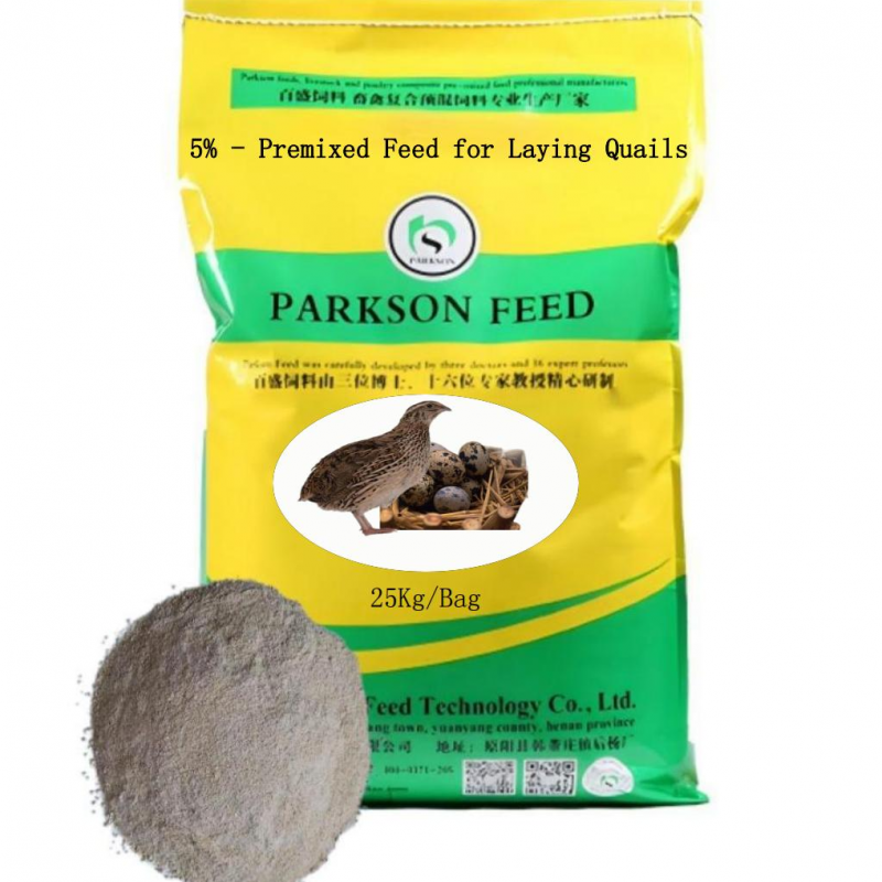5% - 프리미Xed Feed for Laying Quails